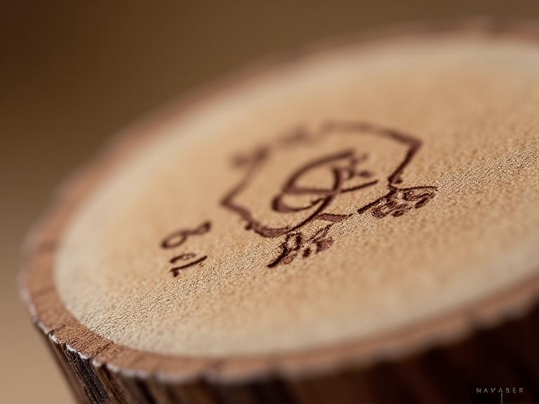 Grabado personalizado en joyería de madera