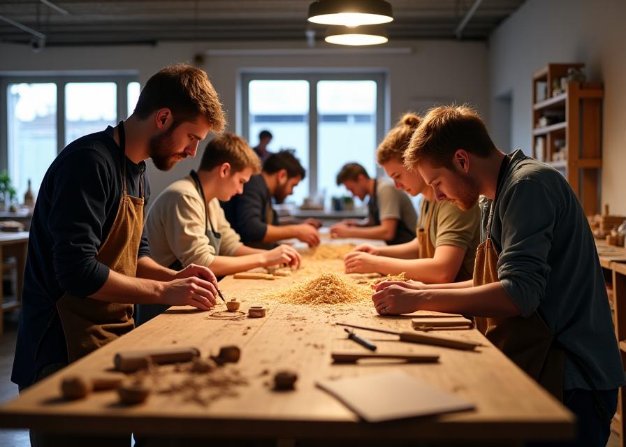 Equipo artesanal OlivoCraft en Barcelona